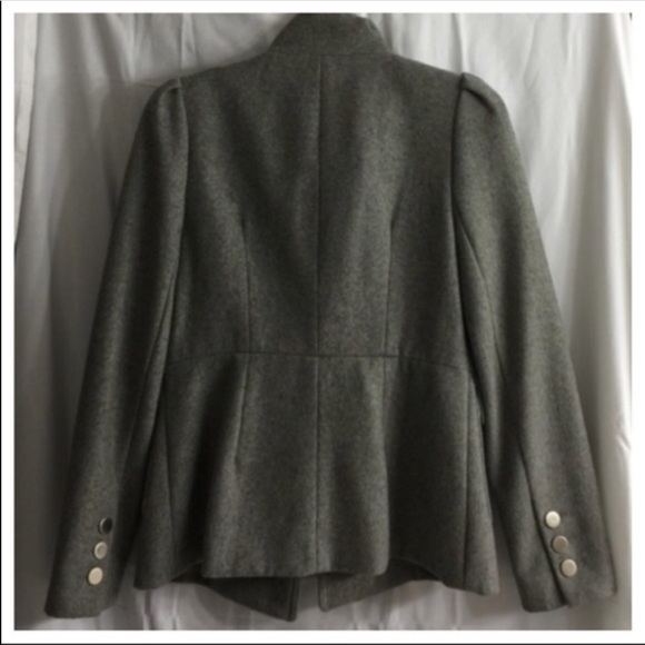 Forever 21 gray peacoat size small - Picture 3 of 4